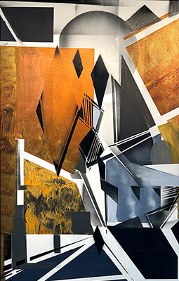 painting, Diamond in the Rough by Nola Zirin.