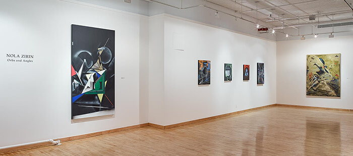 Orbs and Angles, Exhibition installation view