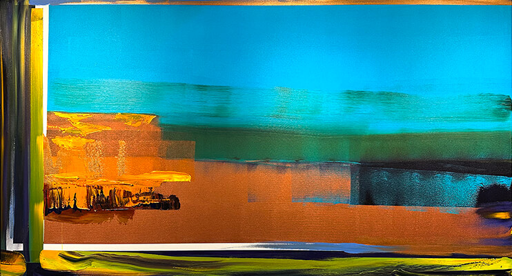 painting, Oyster Bay by Nola Zirin.