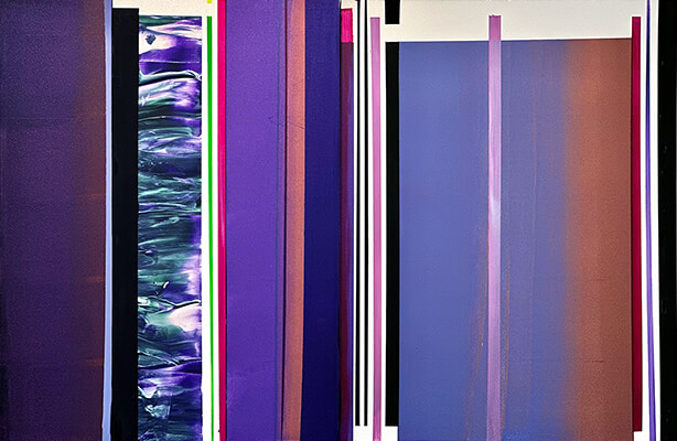 painting, Purple Haze by Nola Zirin.