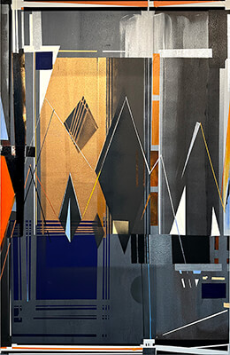 painting, Spandrel by Nola Zirin.